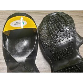 Wilkuro New Wilkuro Safety Toes Grade 1 Certification Black/Yellow Medium Shoe Cover 8-9
