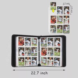 900 Cards Pocket Trading Cards Binder 9 Pocket Storage Album Folder Case Collect