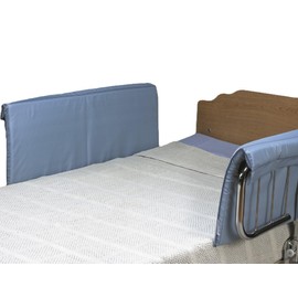 Skil-Care Half-Size Vinyl Bed Rail Pads (Pair), 36” L x 14” W x 1” D – Bed Pads for Elderly Adults Safety, Padded Hospital Rail Covers, Easy-to-Clean Vinyl, 401090