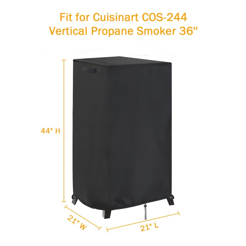 Aidetech Smoker Cover Fit for Cuisinart Smoker, Waterproof Outdoor Grill