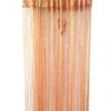 ave split Decorative Door String Curtain Wall Panel Fringe Window Room Blind Divider Tassel Screen Home 100cm*200cm (Orange18)