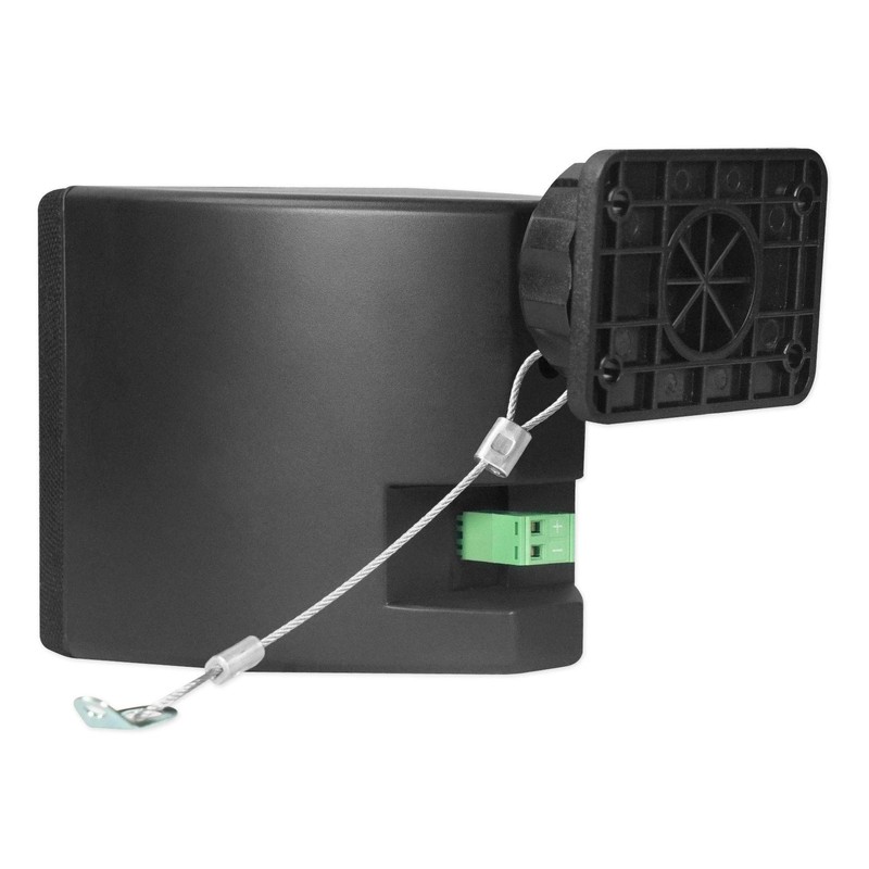 Rockville Cube Black Pair of 3.5" Black Home Theater Wall