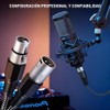 Cable XLR de 6 pies/4 unidades, cable de micrófono Nylong