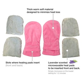 Dr. Arthritis Heated Arthritis Gloves for Men and Women, Rheumatoid Arthritis Products - Warming Gloves for Everyday use Pink