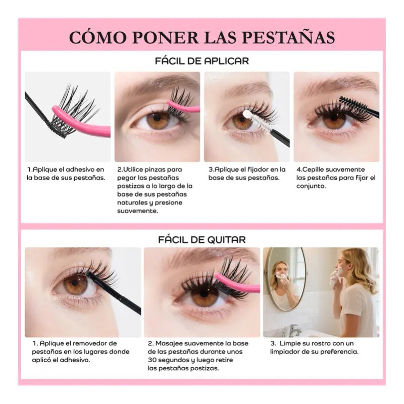 Neso Fairy Kit De Extensiones De Pestañas Raíces Invisibles