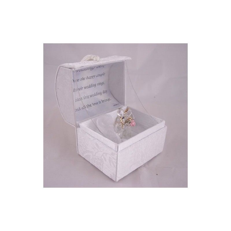 Wedding Bride & Groom Crystal Gift Box - Hand-Sculpted -