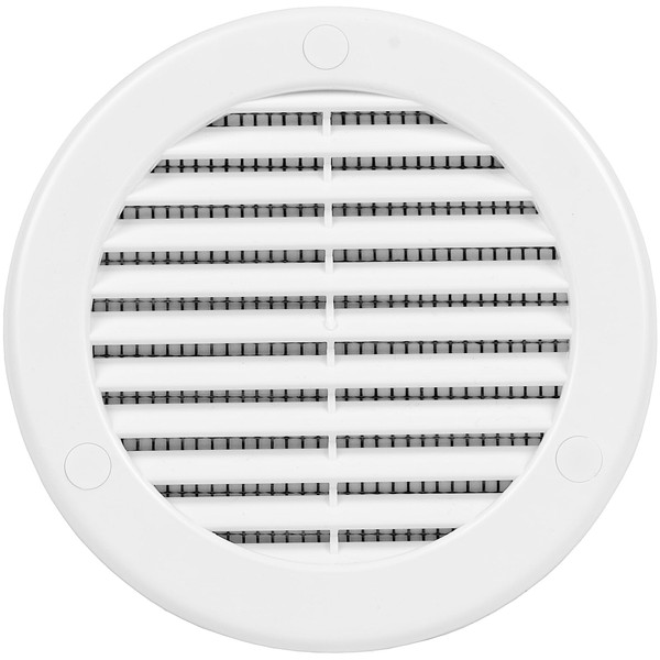 Ecopro Vent / Ø4" Inch Opening Diameter / White Round