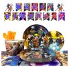 Vajilla Cumpleaños Naruto Kakashi Sasuke Fiesta Decoracion