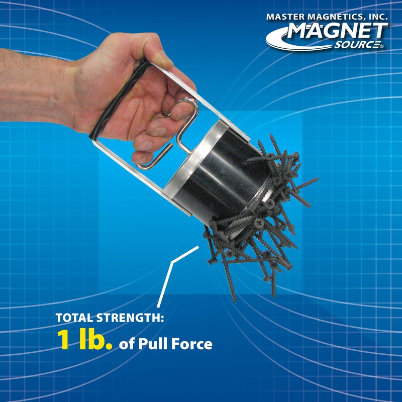 Master Magnetics Light-Duty Magnetic Bulk Parts Lifter with Release, 3.50""