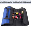 QEES Tool Roll Bag, 38 Pockets Tool Bags, Multi-Purpose Tool
