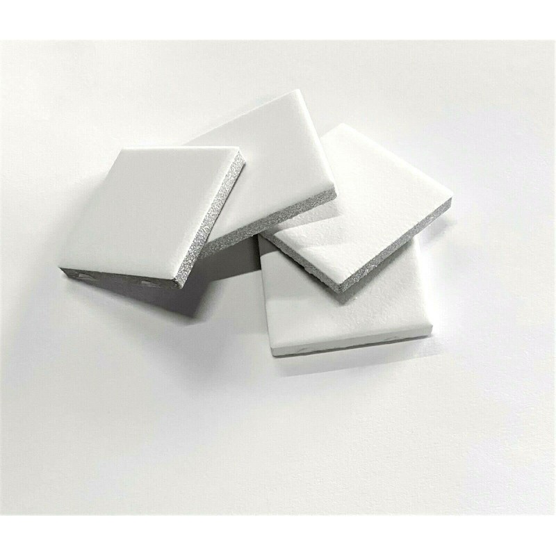 2" x 2" Essential White Matte Finish Ceramic Mosaic Tile