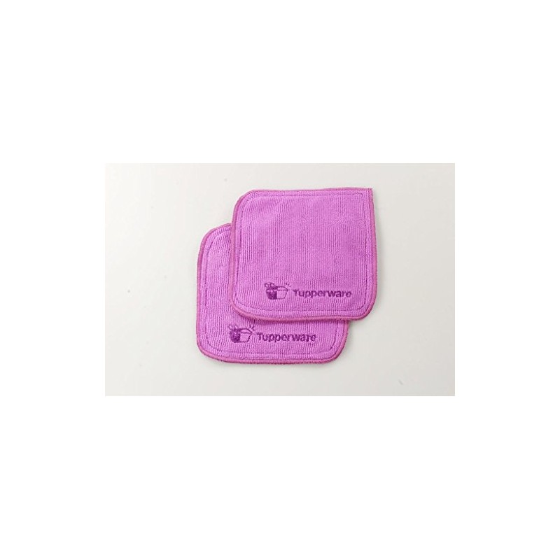 TUPPERWARE FaserPro UltraStark Purple (2) Ultrapro Ultra Microfibre Cloth Ultra