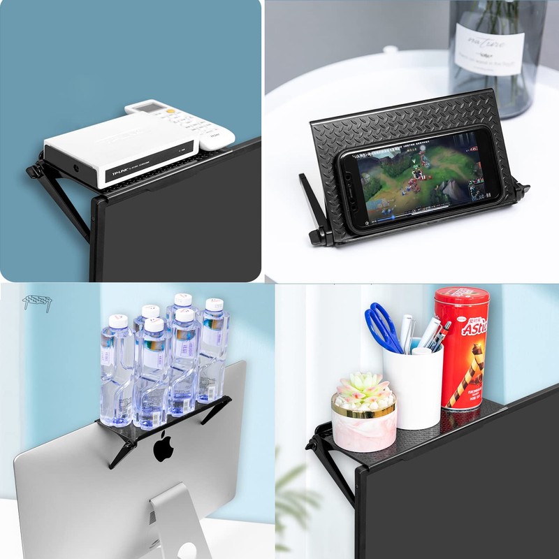 TV Top Shelf for Cable Box, Adjustable Screen Top Shelf