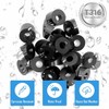 Helffer 20 Pack 3/8" ID Black Angle Beveled Washers for
