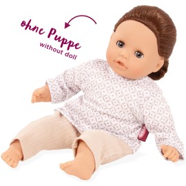 Götz 3403591 Combination Nature Doll Clothes Size S 2-Piece Clothing and Accessory Set for Baby Dolls from 30 to 33 cm