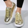WEGOODZF Flat Shiny Metallic Glitter Shoelaces Sequin Flat Shoe Strings[2