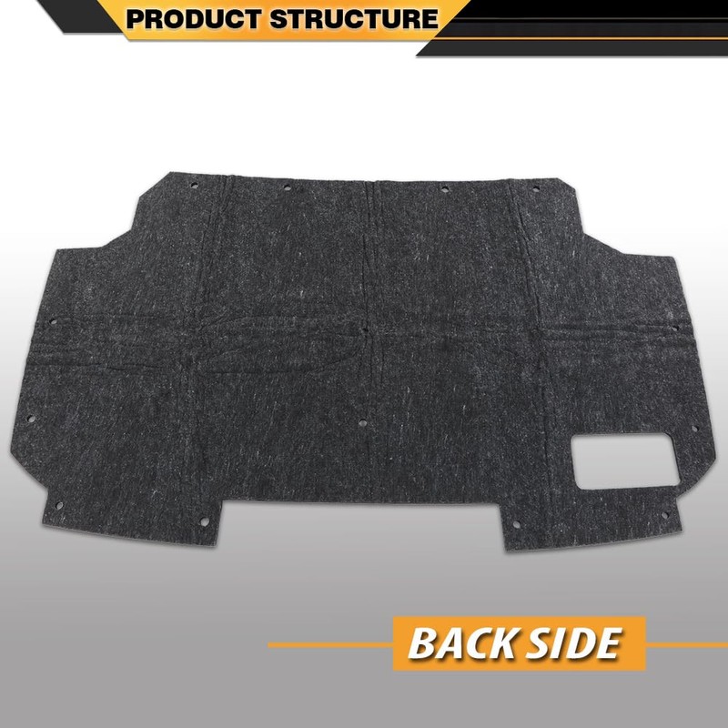 CNNELL Hood Insulation Pad with Clips Compatible with Ford F150