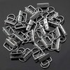SPEEDWOX 25 Pcs Key Fob Hardware with Split Ring Webbing