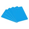 PATIKIL 2.76 x 4.33" PVC Blank Cards with Slot Punch