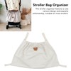 Stroller Bag Organiser with Large Capacity, Elastic Nylon, Stroller Organiser,
