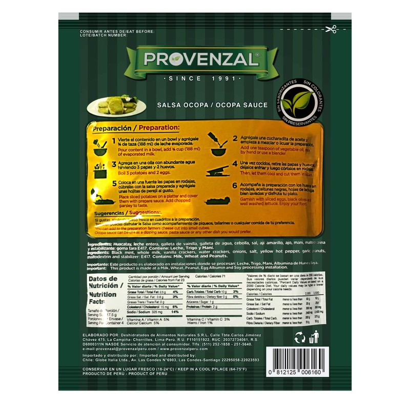 Provenzal Ocopa Mix 2.2 Oz.