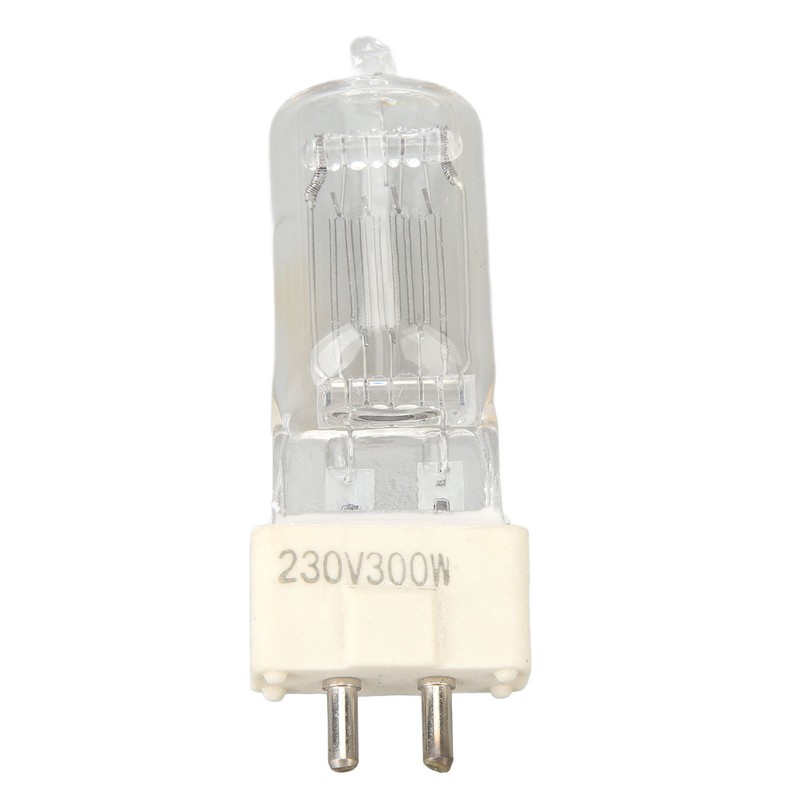 300W G9.5 Halogen Bulb Glass Plastic 2900K 300 Lm Halogen