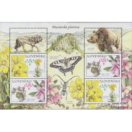 Slovakia 644-645 Sheetlet (complete.issue.) unmounted mint/never hinged ** MNH 2010 Flora (Stamps for collectors) Butterflies