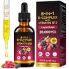 Vitamin B12 Liquid Drops, 60ml Fast Absorbing B12 Supplement