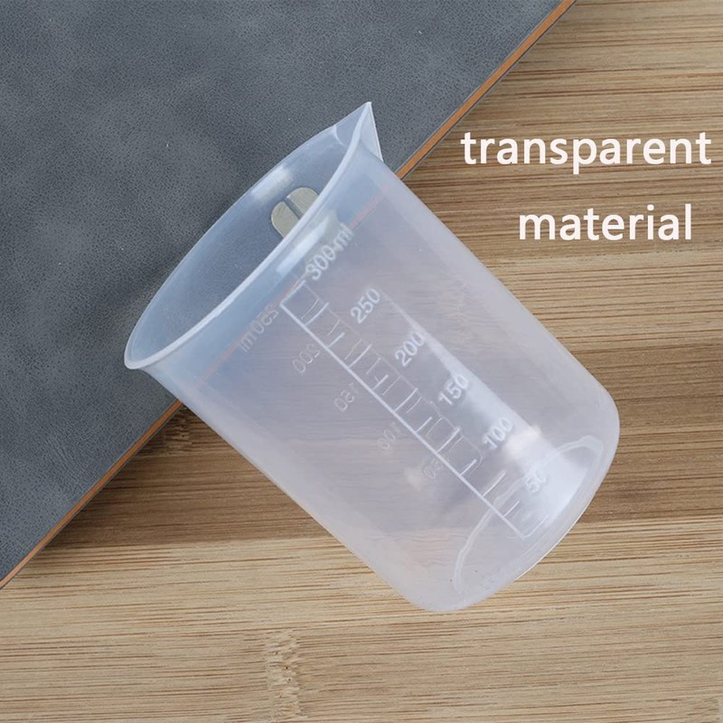 Labasics Cup Set, Boro Silicate, Plastic, Graduated Low Shape, Griffin