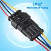 8Pair 4Pin Connector Waterproof Electrical 4 Pin Plug Auto Electrical