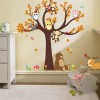 DaraBaby Vinil Decorativo Sala O Habitación Bosque Con Búhos Y