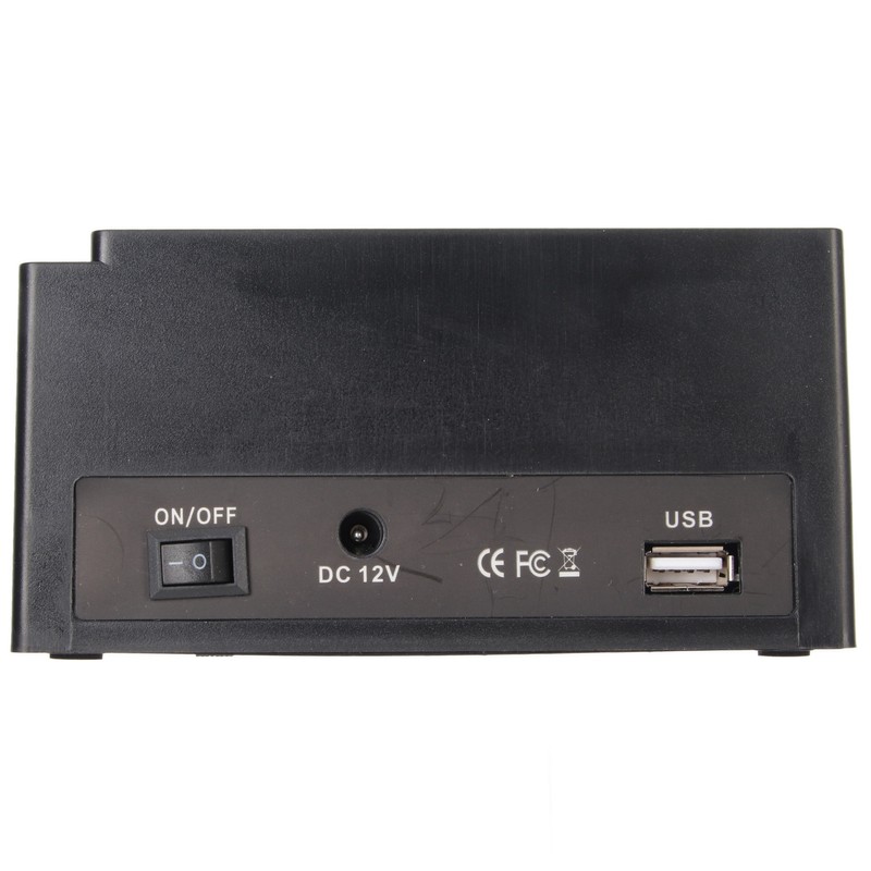 HDD Docking Station Dual Bay 480Mbps USB2.0 to SATA IDE