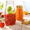 Rocco Bormioli Quattro Stagioni Clear Glass Jar with Handle and Lid,