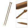 Jagowa 2PCS Knitting Needles Bamboo Long Knitting Needle Knitting Pins