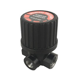 Vx 019-0182LP 1/4-Inch NPT Inlet/Outlet by 1/8-Inch NPT Gauge Compressor Pancake Pressure Regulator Replacement