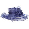 Gorros de organza para mujer con visera de organza, para