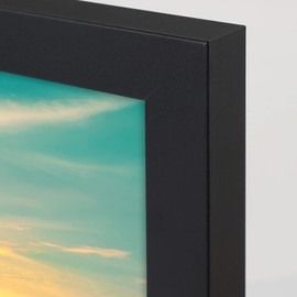 Frametory, A2 Frame with Plexiglass, 16.5x23.4 Black Picture Frame Gallery Wall Frame - Horizontal and Vertical Wall Mounting Hardware (2-Pack)