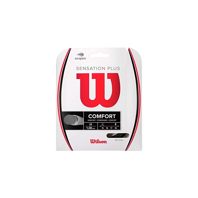 Wilson Sensation Plus 17 - Juego de Cuerdas de Tenis,