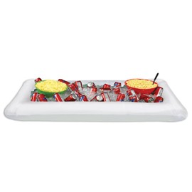 Beistle 59842 Inflatable Buffet Cooler, 28" x 4' 5.75", White