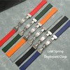 Niziruoup Watch Strap Fluororubber with Folding Clasp 19 mm 20