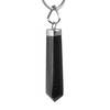 Lebensquelle Plus Black Tourmaline/Schorl Polished Tip Elegant Gemstone Pendant 925