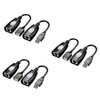 jojofuny 3pcs USB Extension Adapter for Ethernet Connection USB for