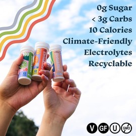 Drinklits Lemon-Lime Daily Hydration Tablets (4) Tube Bundle