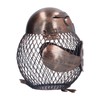 Art Wrought Iron Owl Storage Tank Metal Money Box Handicrafts