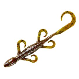 Yum Lures YLZ644 Lizard Fishing Bait, Green Pumpkin/Purple, 6"