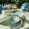 Merritt Lakeside Trees and Trout by Carole Shiber 11" Melamine
