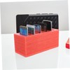 TEHAUX 10grids Cell Phone Storage Organizer Box Slot Desktop for