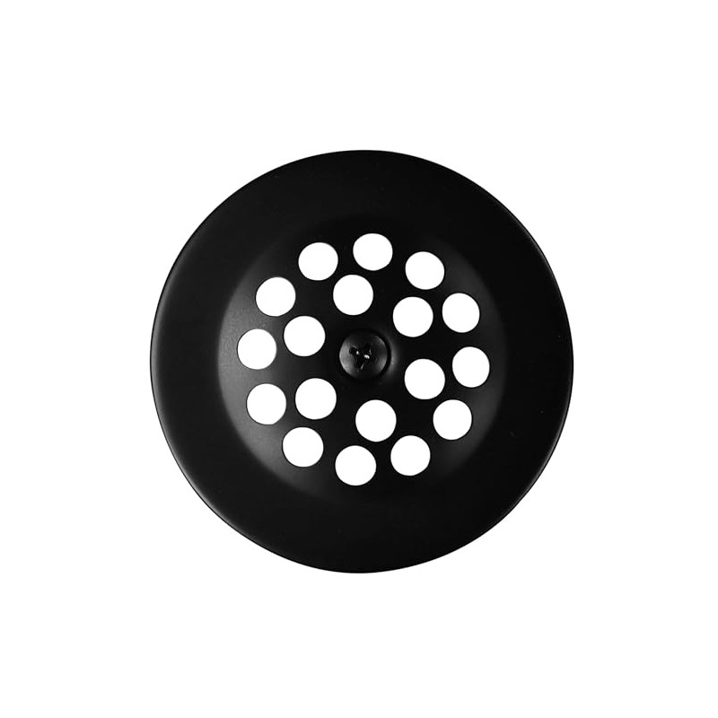 Westbrass Gerber Style Bee-HiveTub Strainer Grid with Screw, Matte Black,