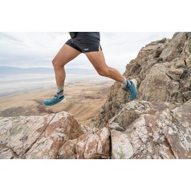 GRIP6 Calcetines de lana para hombre | Calcetines ligeros de lana para senderismo | Azul Overland, Overland Blue - Paquete de 2 (ahorro de 12%), X-Large