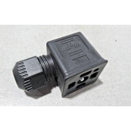mPm Valve and Solenoid Connector TW1 B-12 180 Fischer IP67 *NEW*